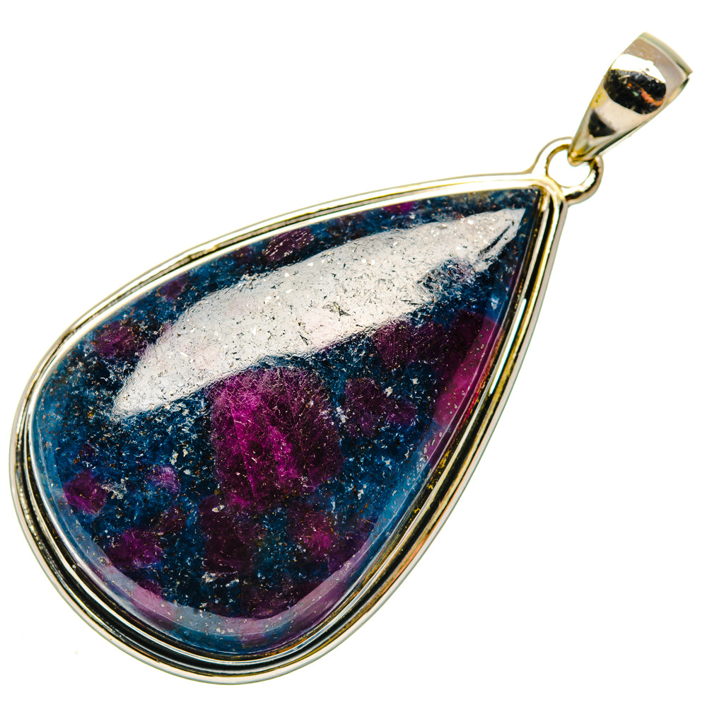 Ruby Fuchsite Pendants handcrafted by Anasilvercos - PD30049 - Photo 2