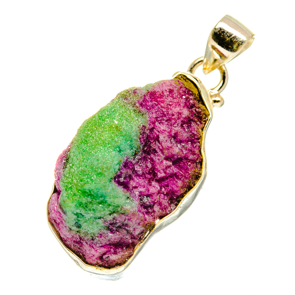 Ruby Zoisite Pendants handcrafted by Anasilvercos - PD3005