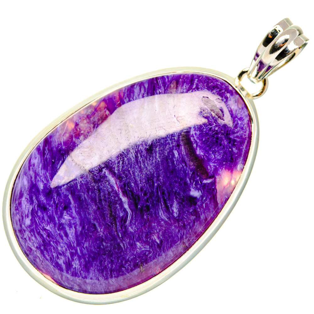 Charoite Pendants handcrafted by Anasilvercos - PD30050 - Photo 2