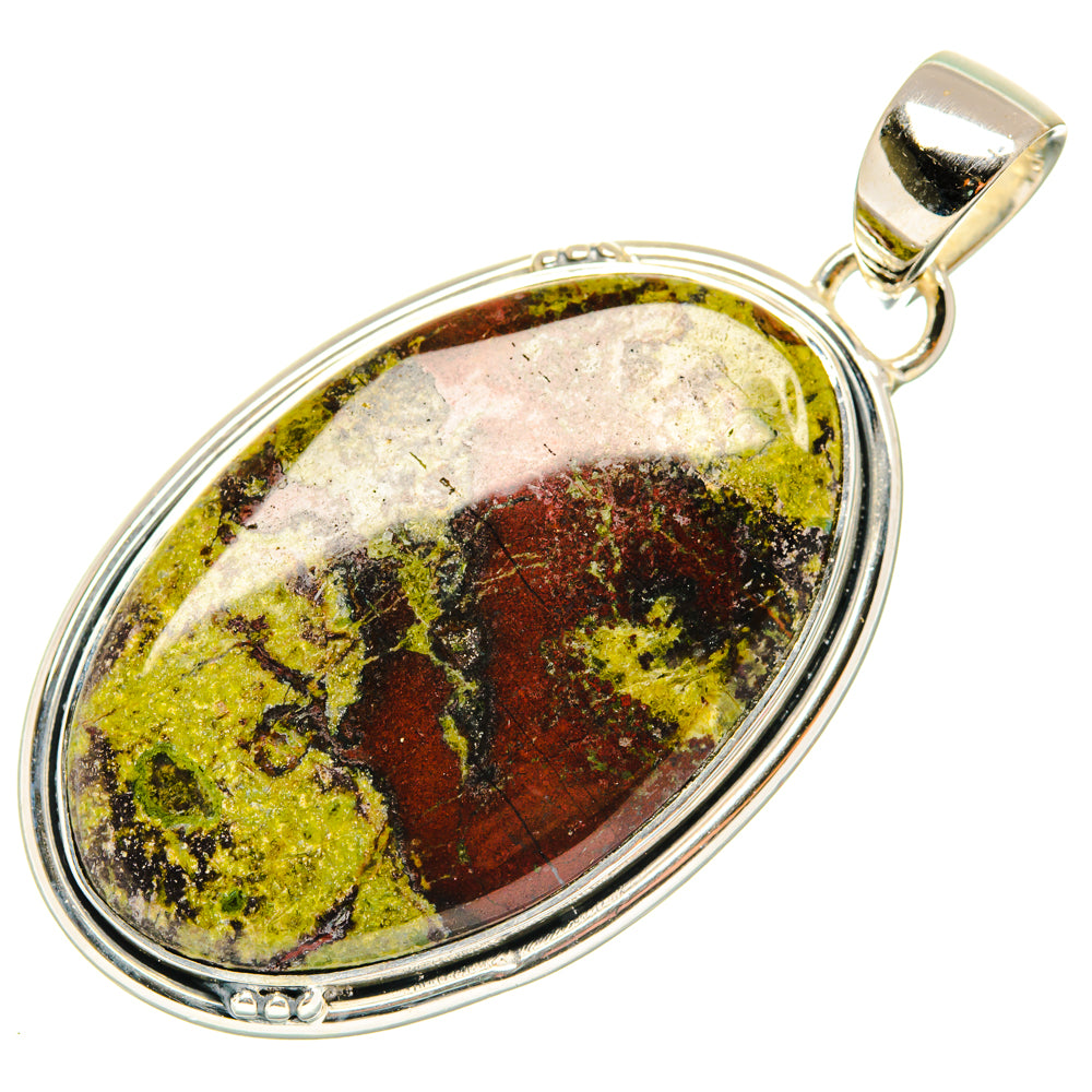 Dragon's Blood Stone Pendants handcrafted by Anasilvercos - PD30052 - Photo 2