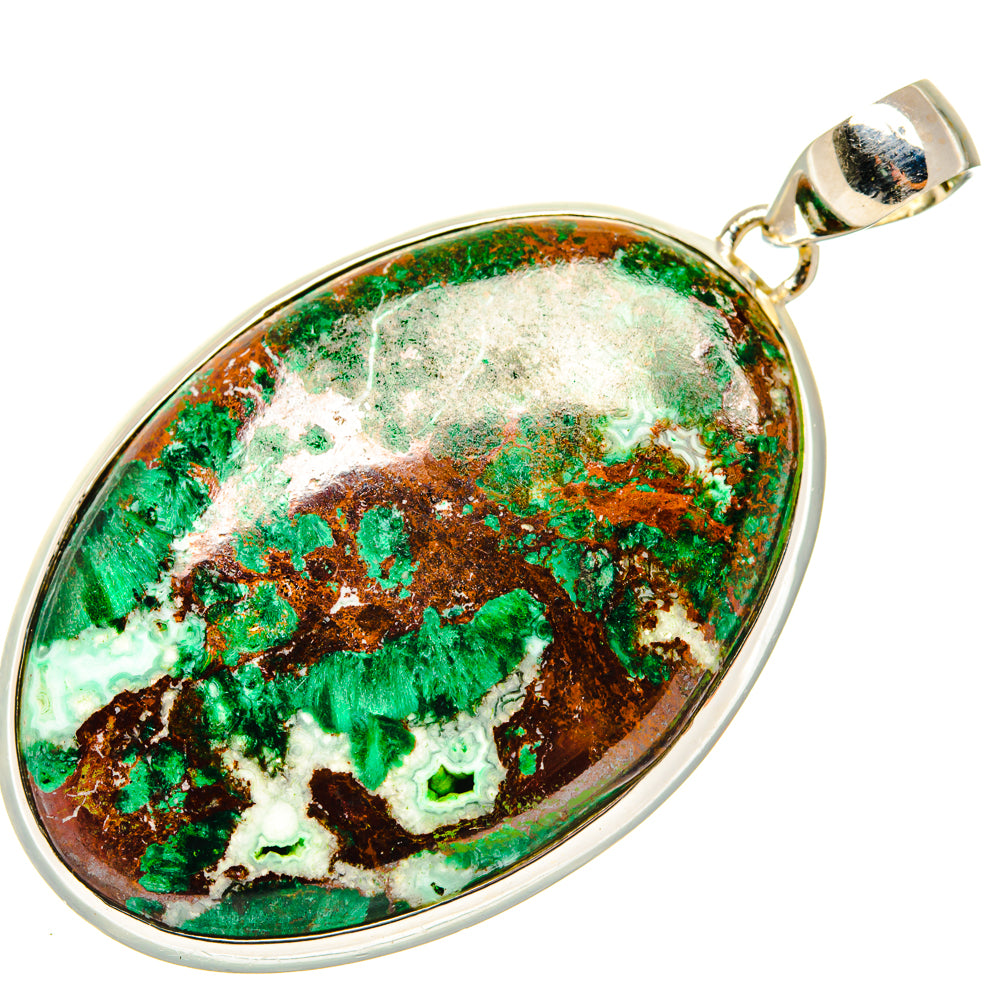 Malachite Pendants handcrafted by Anasilvercos - PD30059 - Photo 2