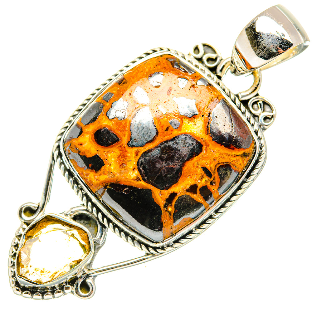 Bauxite Pendants handcrafted by Anasilvercos - PD30061 - Photo 2