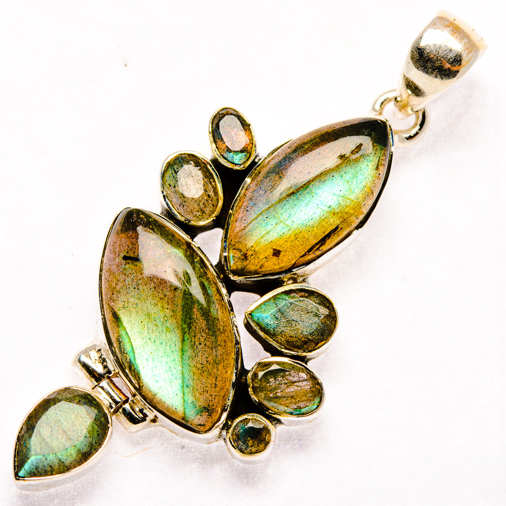 Labradorite Pendants handcrafted by Anasilvercos - PD30070 - Photo 2