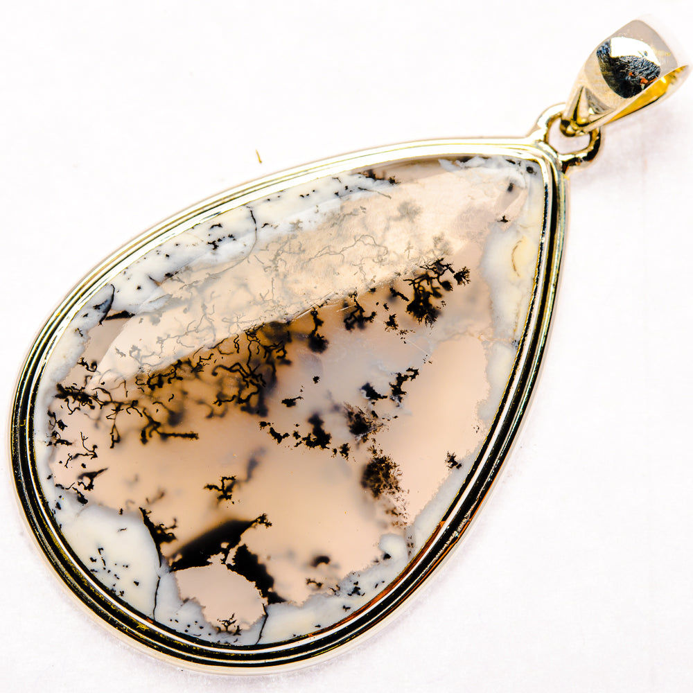 Dendritic Opal Pendants handcrafted by Anasilvercos - PD30073 - Photo 2
