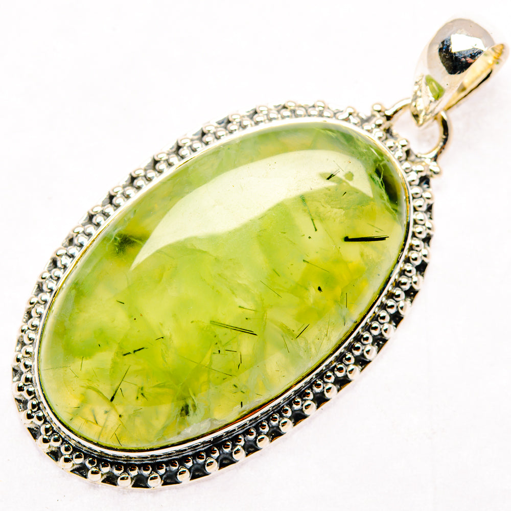 Prehnite Pendants handcrafted by Anasilvercos - PD30082 - Photo 2