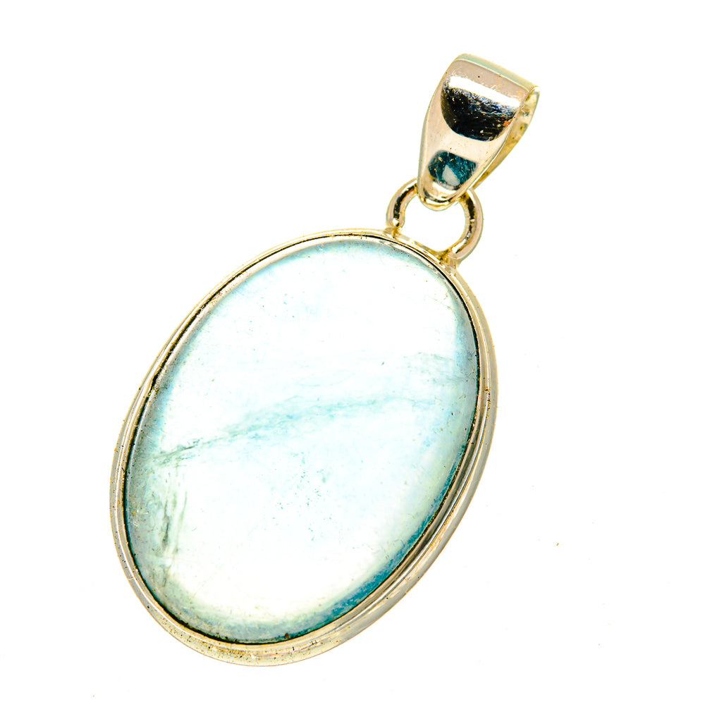 Blue Fluorite Pendants handcrafted by Anasilvercos - PD3010