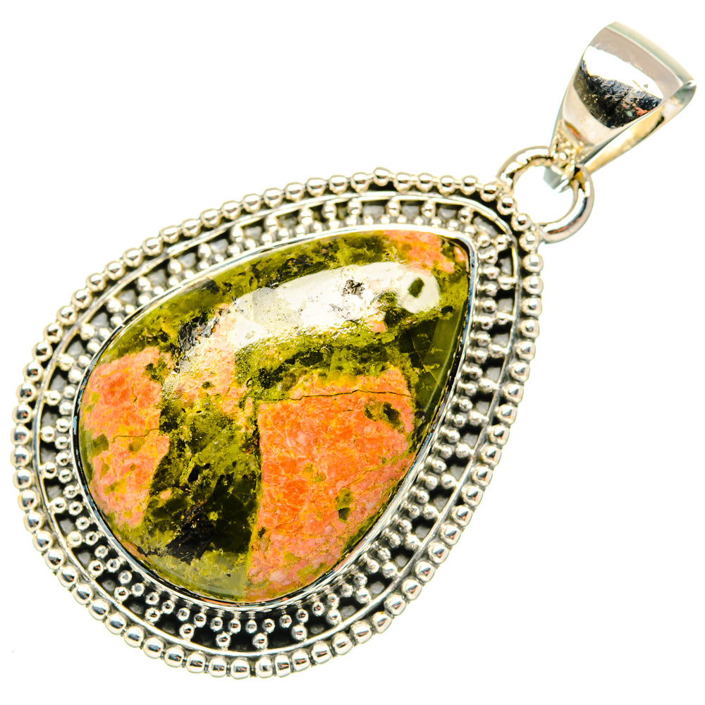 Unakite Pendants handcrafted by Anasilvercos - PD30109 - Photo 2