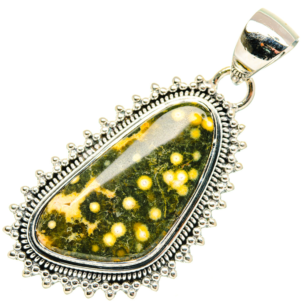Ocean Jasper Pendants handcrafted by Anasilvercos - PD30115 - Photo 2
