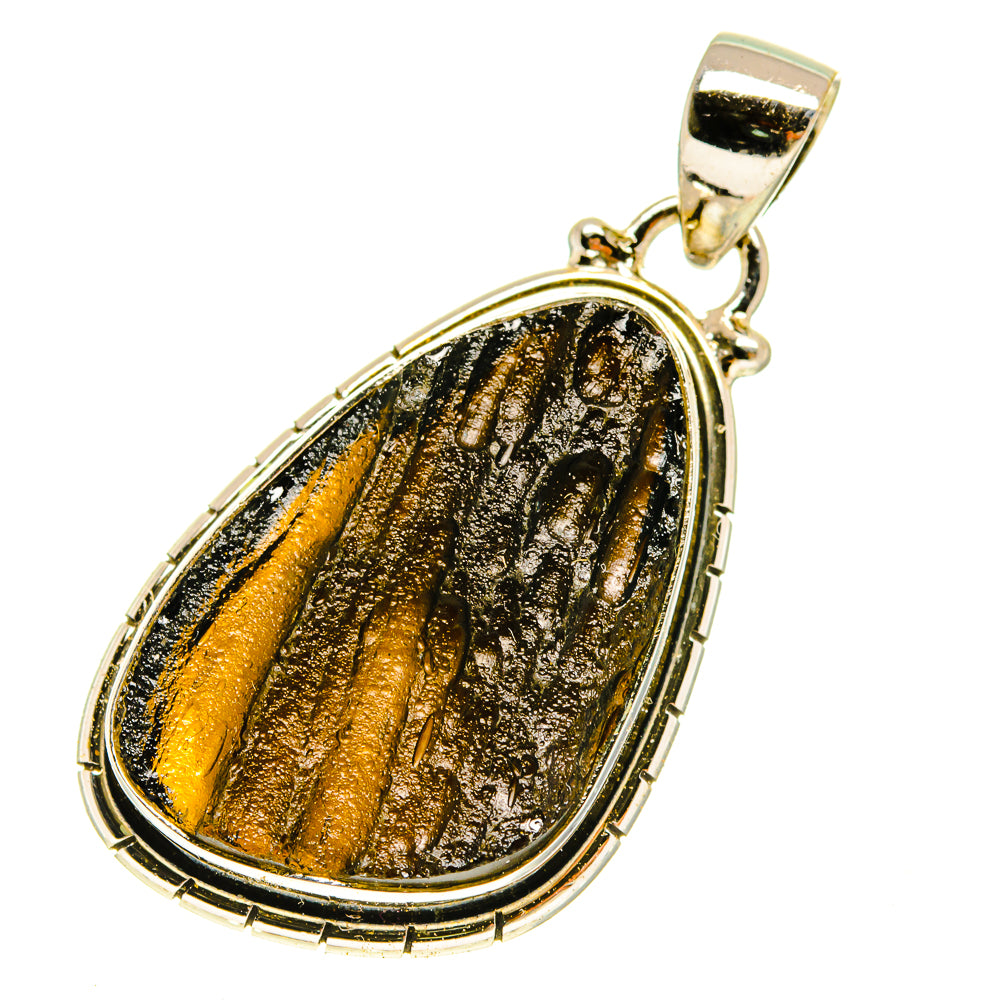 Tektite Pendants handcrafted by Anasilvercos - PD3012