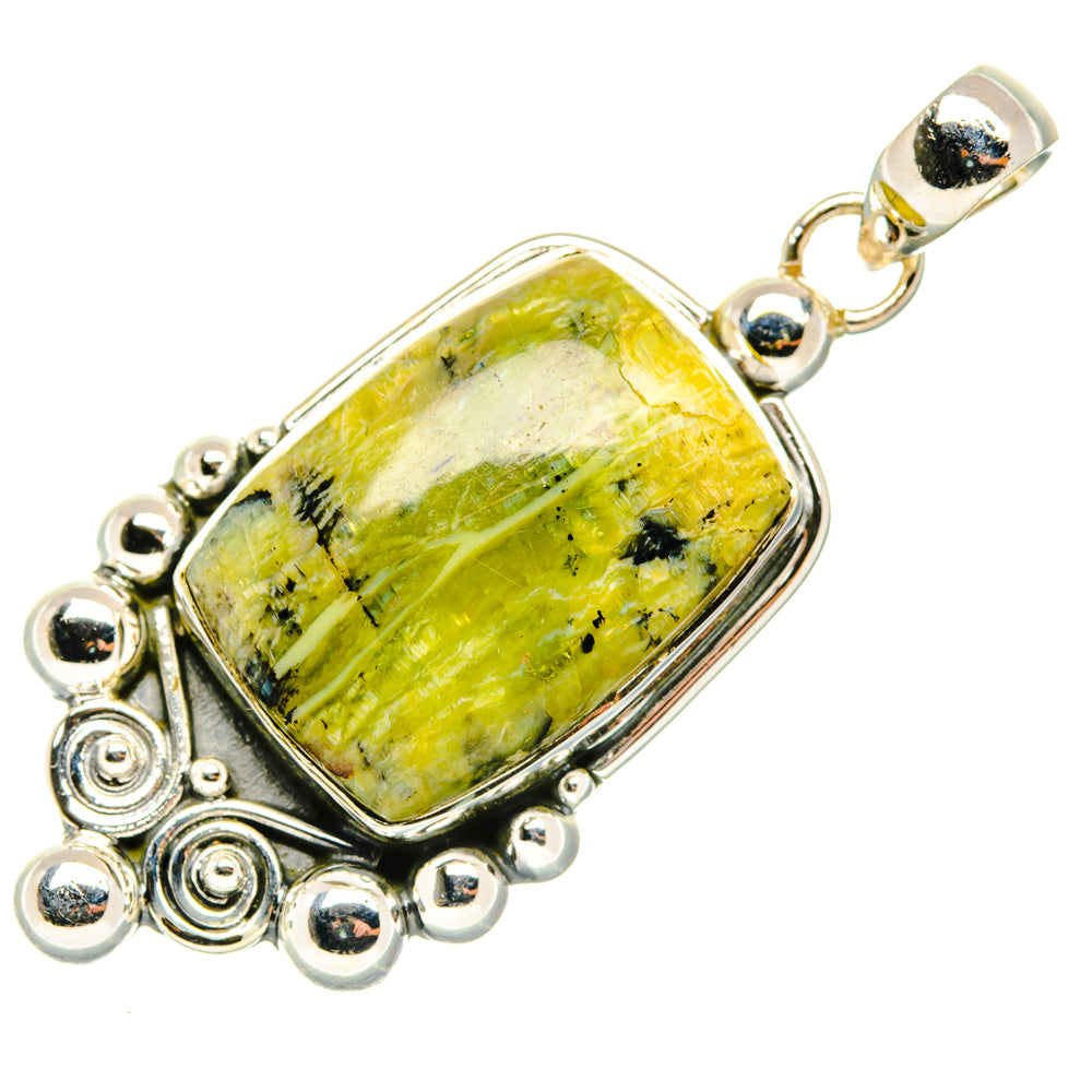 Lizardite Pendants handcrafted by Anasilvercos - PD30126 - Photo 2