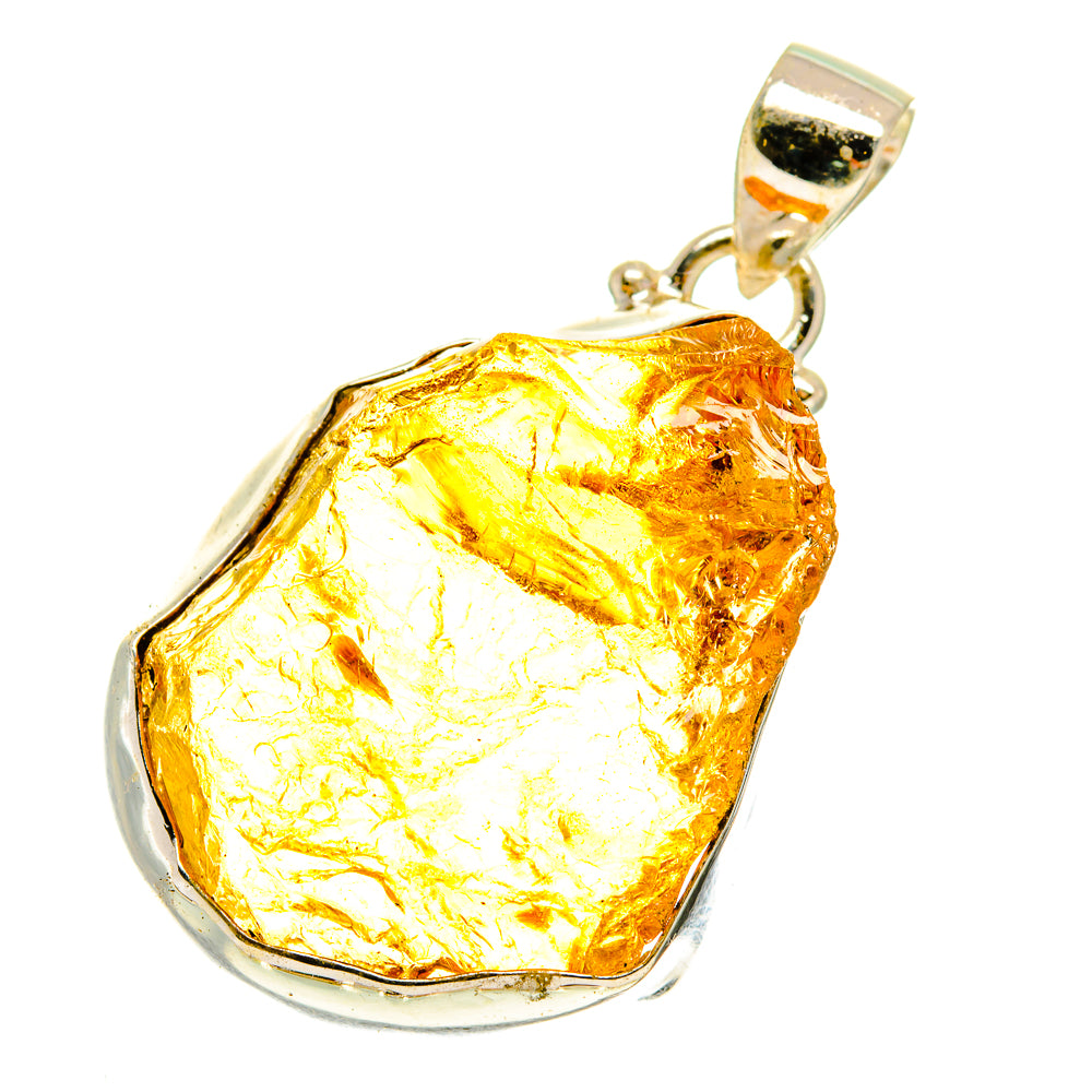Citrine Pendants handcrafted by Anasilvercos - PD3013