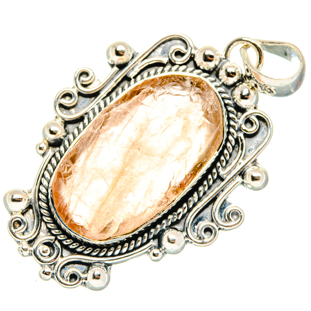 Rose Quartz Pendants handcrafted by Anasilvercos - PD30133 - Photo 2