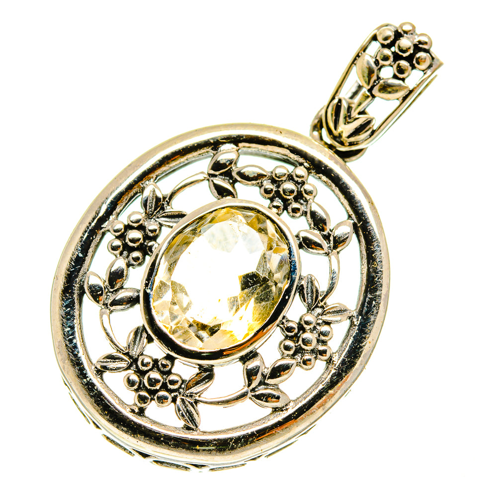 Citrine Pendants handcrafted by Anasilvercos - PD3014