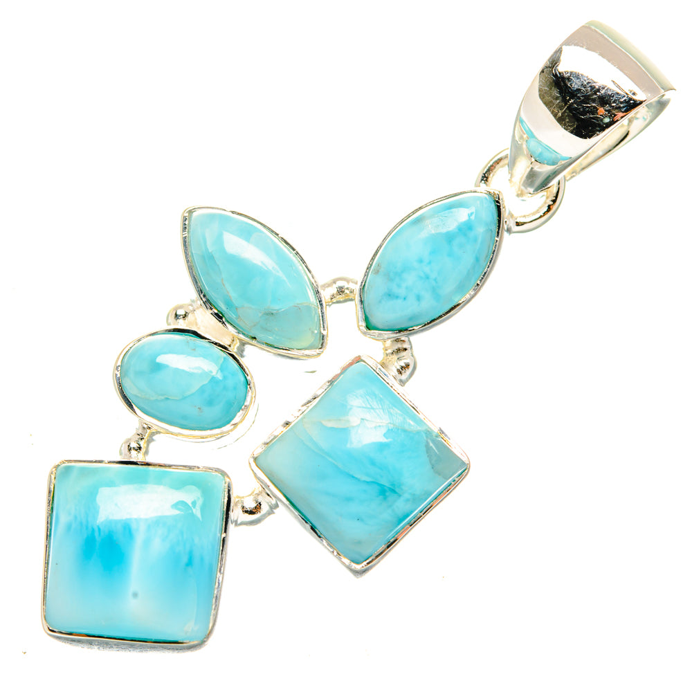 Larimar Pendants handcrafted by Anasilvercos - PD30147 - Photo 2