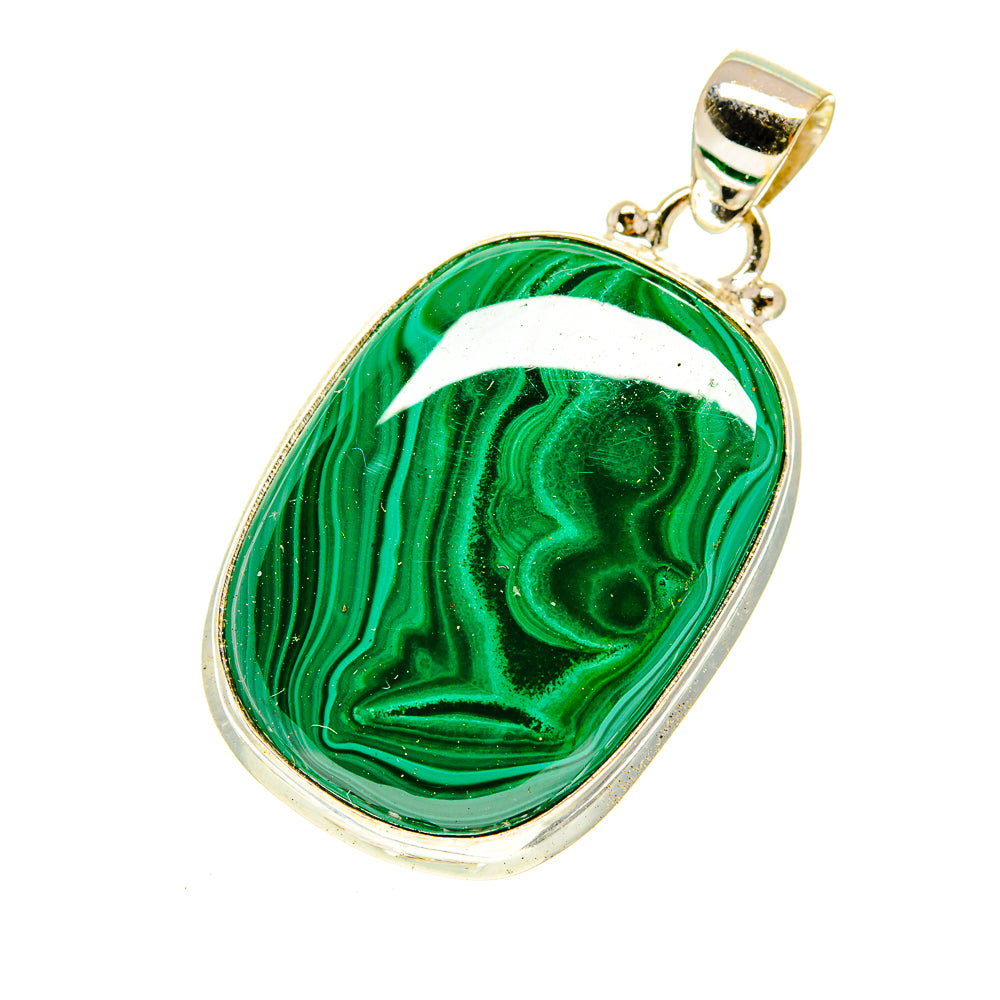 Malachite Pendants handcrafted by Anasilvercos - PD3015