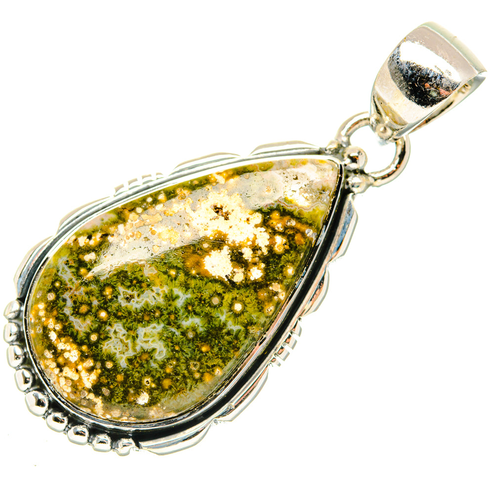 Ocean Jasper Pendants handcrafted by Anasilvercos - PD30151 - Photo 2