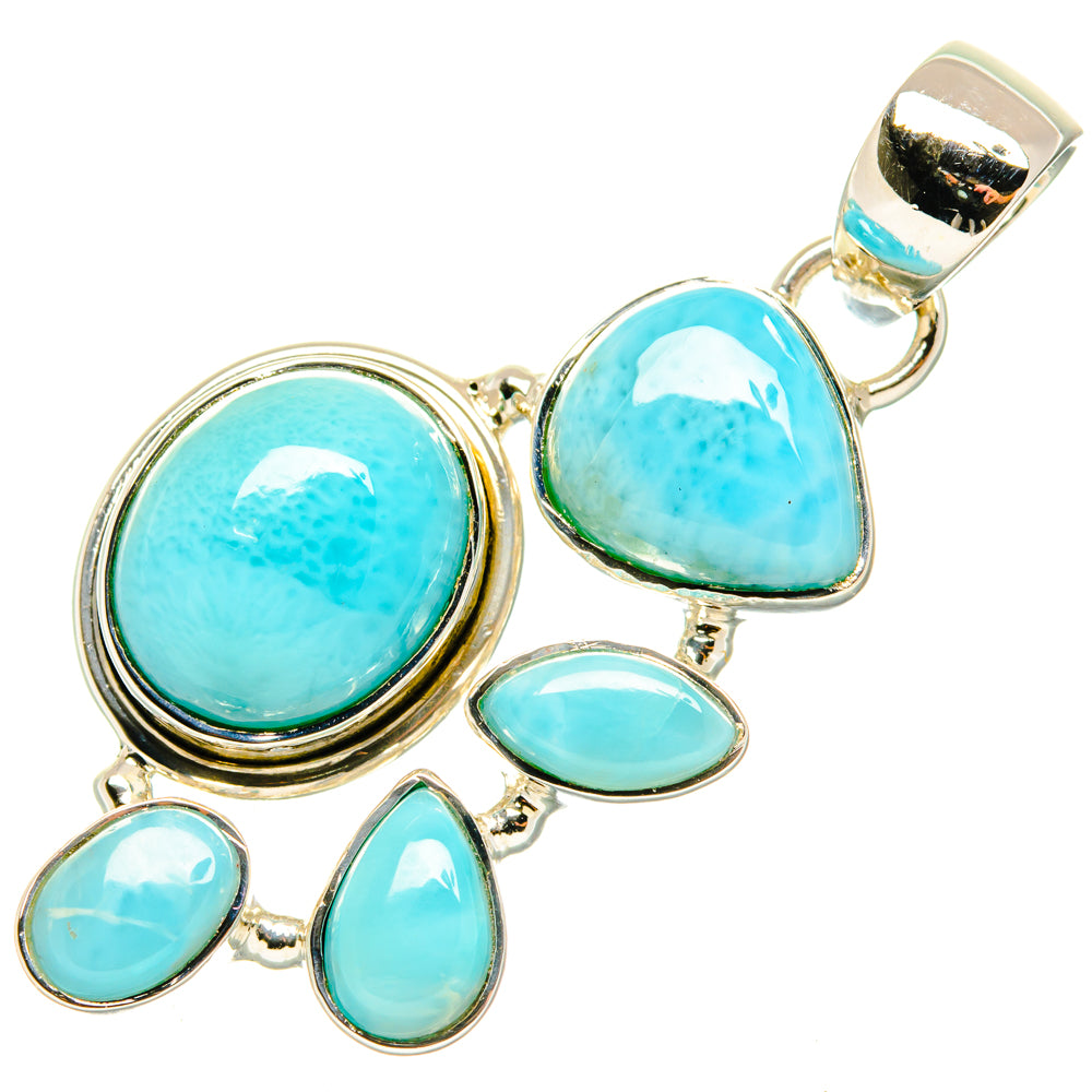 Larimar Pendants handcrafted by Anasilvercos - PD30173 - Photo 2