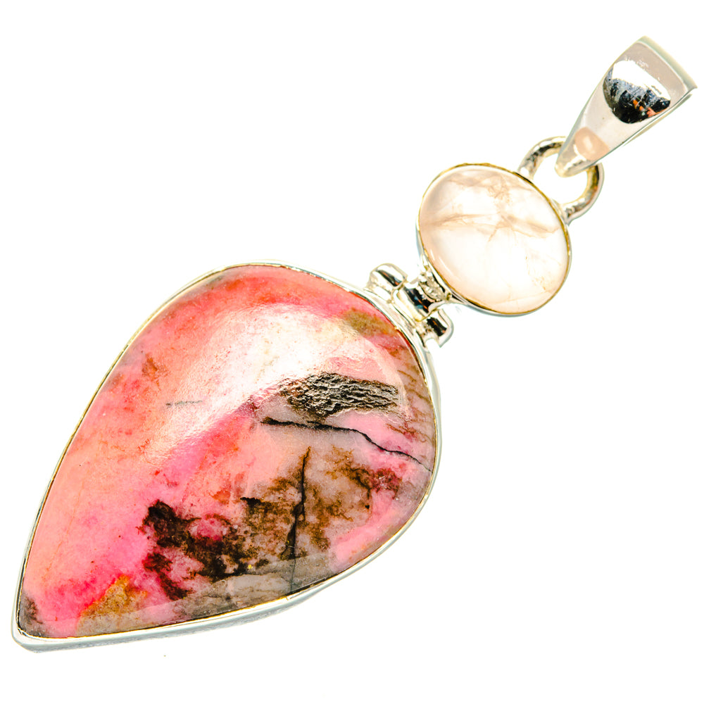 Rhodonite Pendants handcrafted by Anasilvercos - PD30180 - Photo 2