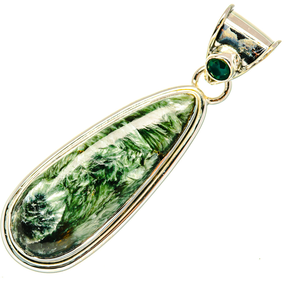 Seraphinite Pendants handcrafted by Anasilvercos - PD30188 - Photo 2
