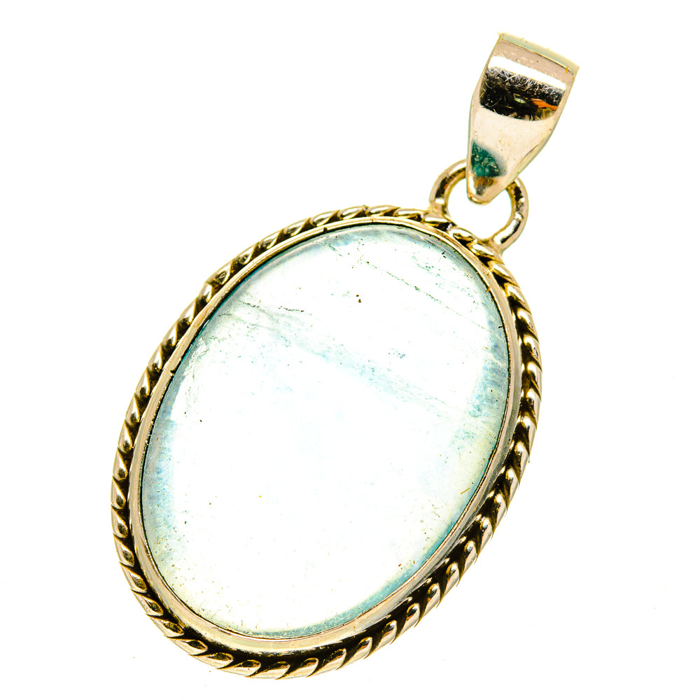 Blue Fluorite Pendants handcrafted by Anasilvercos - PD3020