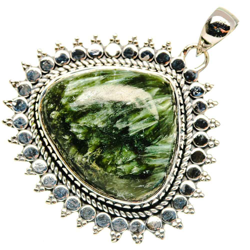 Seraphinite Pendants handcrafted by Anasilvercos - PD30206 - Photo 2