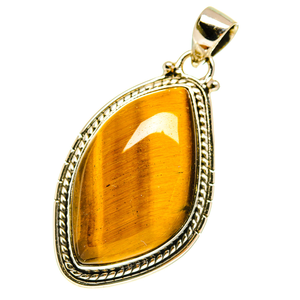Tiger Eye Pendants handcrafted by Anasilvercos - PD3021