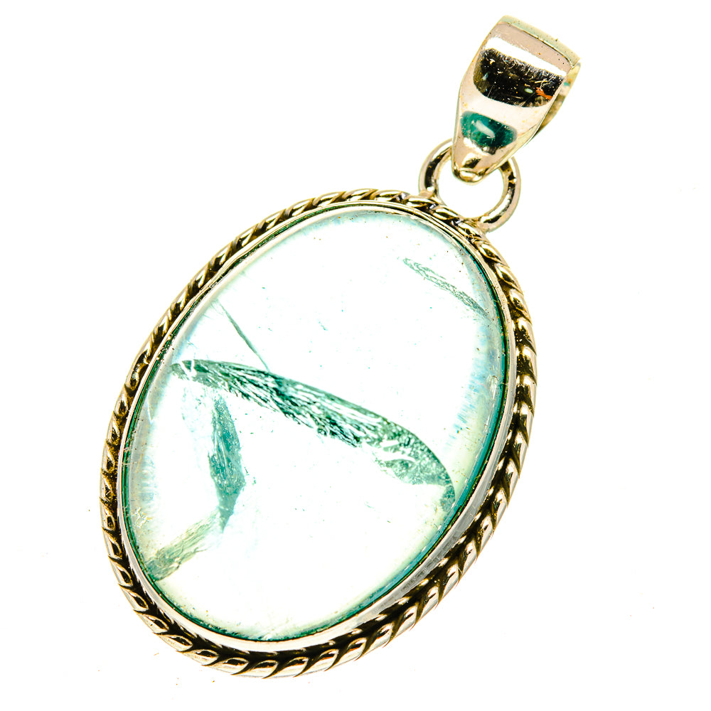 Blue Fluorite Pendants handcrafted by Anasilvercos - PD3022