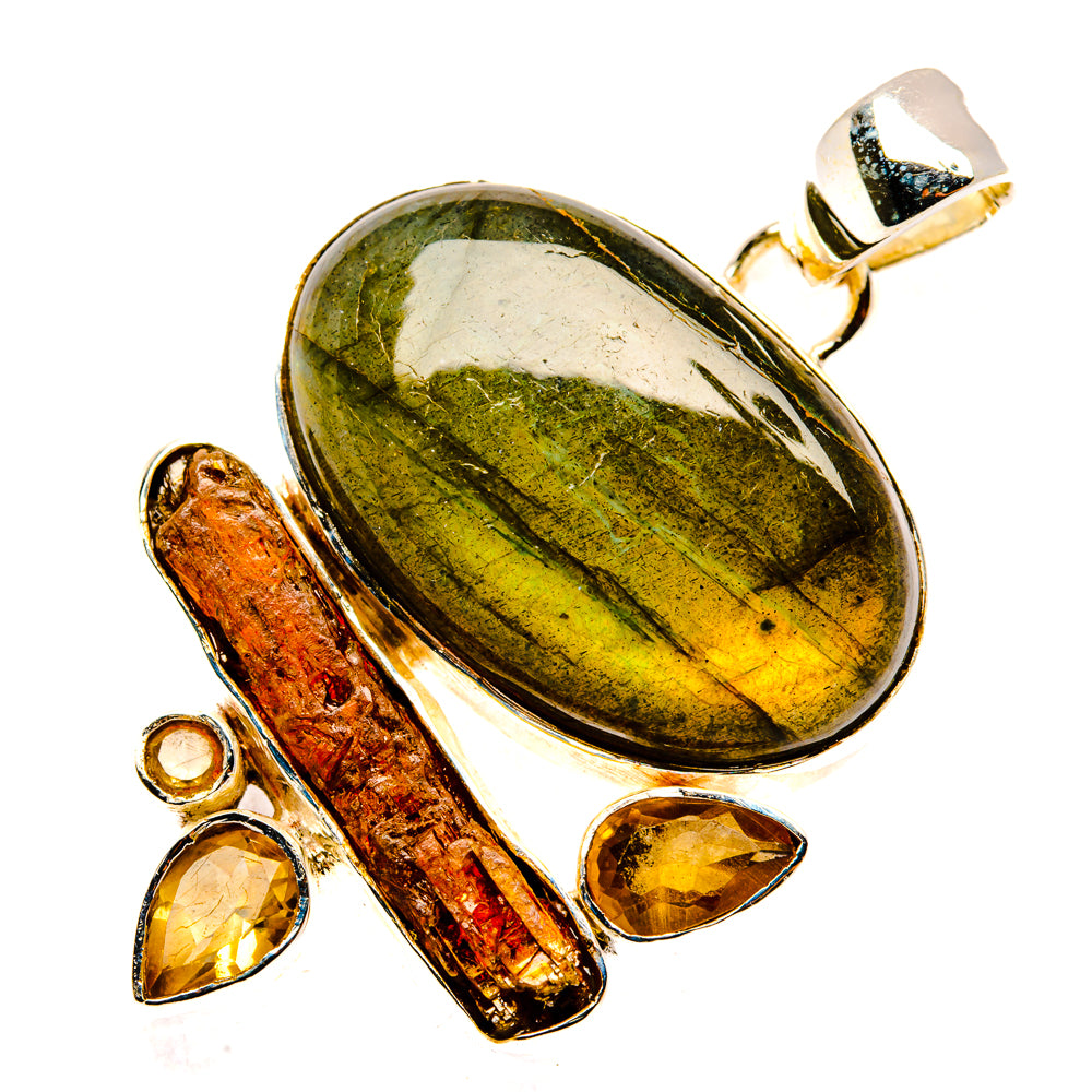 Labradorite Pendants handcrafted by Anasilvercos - PD30236 - Photo 2