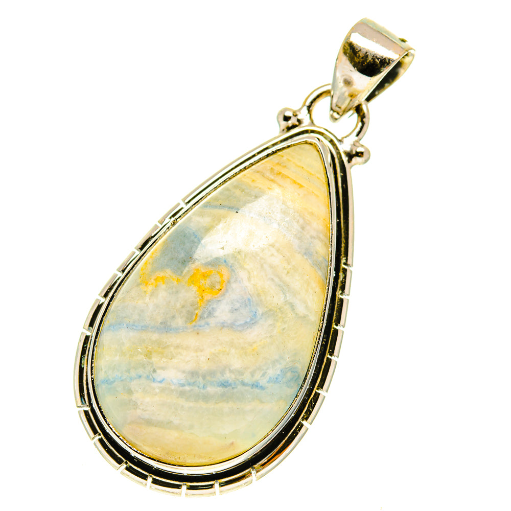 Blue Scheelite Pendants handcrafted by Anasilvercos - PD3024