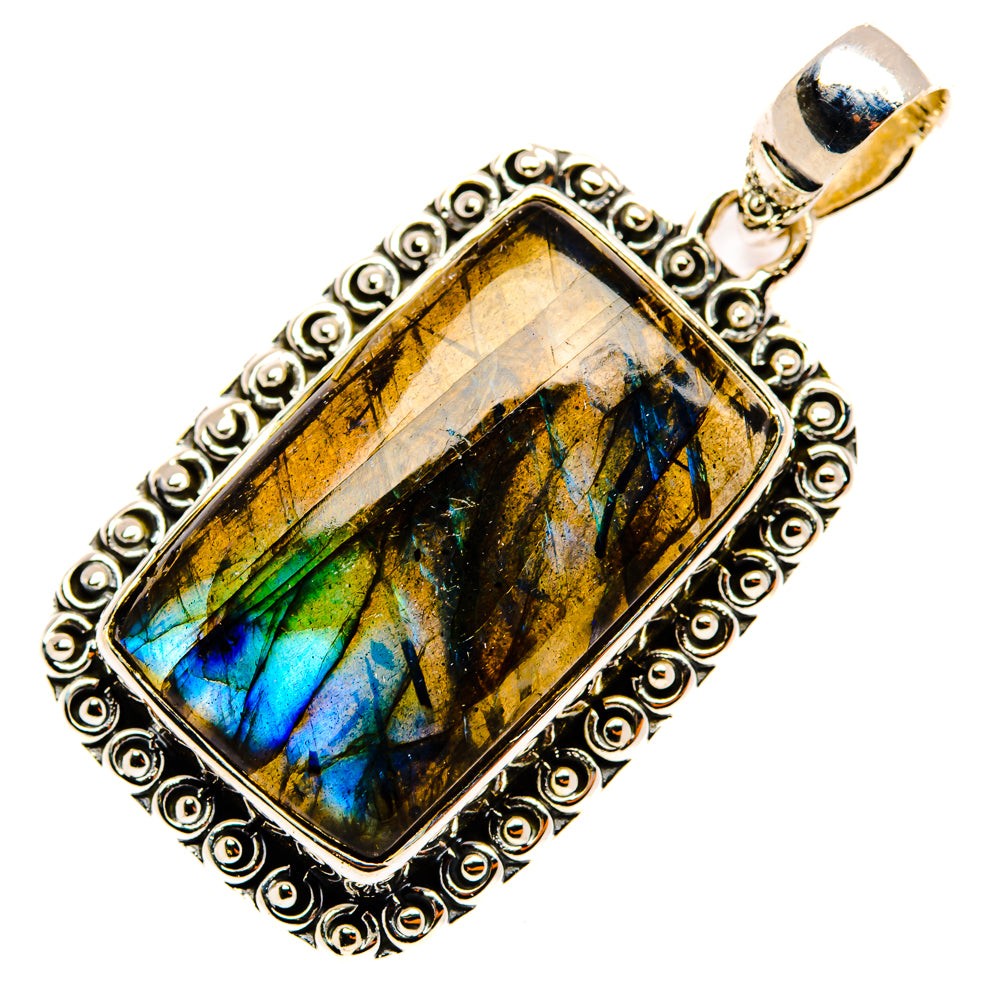 Labradorite Pendants handcrafted by Anasilvercos - PD30242 - Photo 2