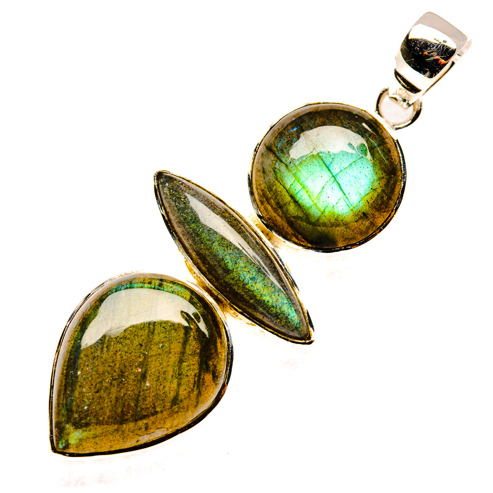 Labradorite Pendants handcrafted by Anasilvercos - PD30247 - Photo 2