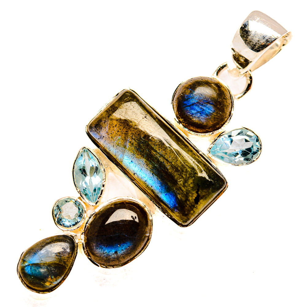 Labradorite Pendants handcrafted by Anasilvercos - PD30257 - Photo 2
