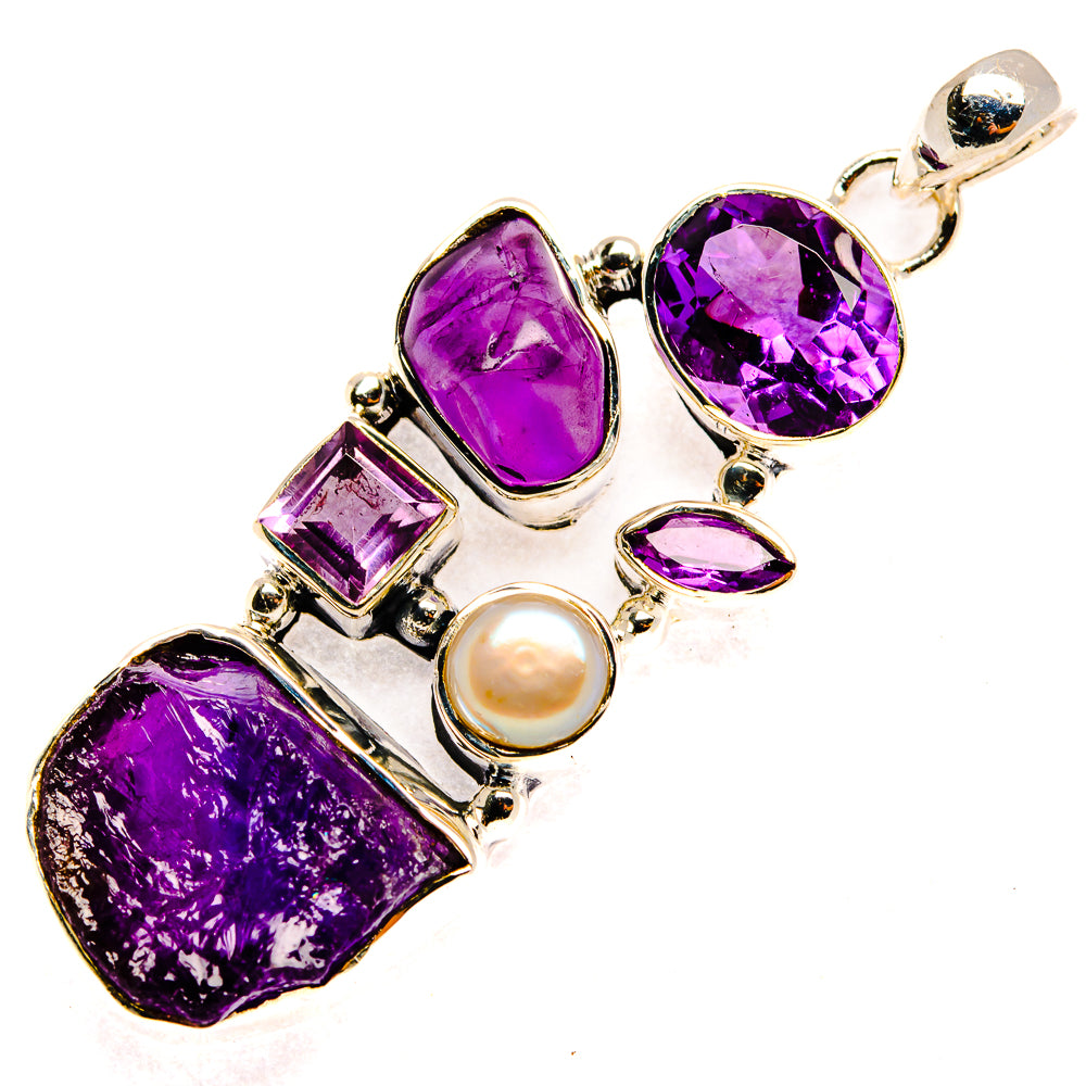 Amethyst Pendants handcrafted by Anasilvercos - PD30258 - Photo 2
