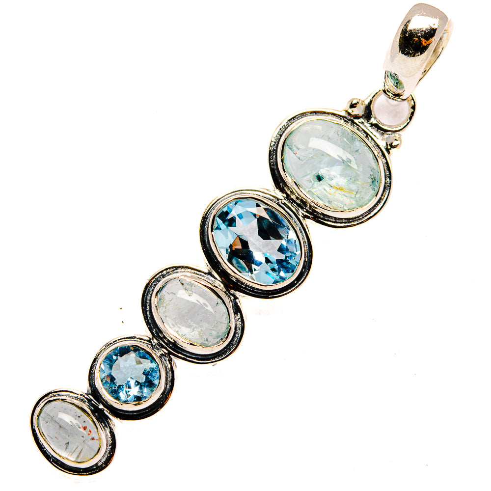 Rainbow Moonstone Pendants handcrafted by Anasilvercos - PD30265 - Photo 2