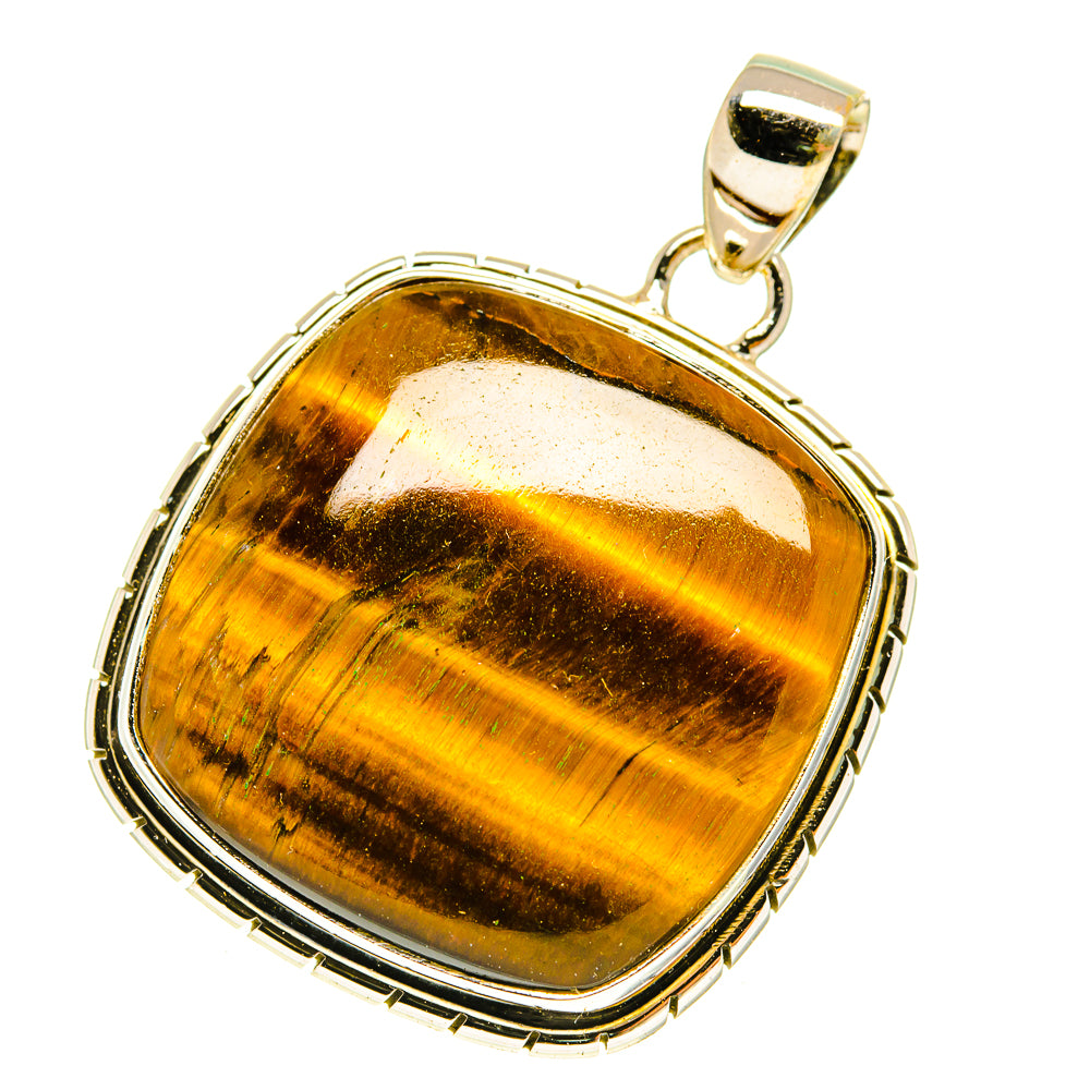 Tiger Eye Pendants handcrafted by Anasilvercos - PD3027