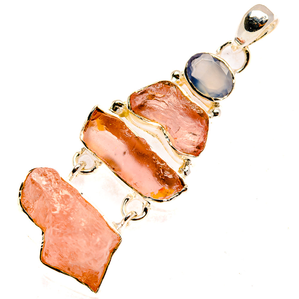Rose Quartz Pendants handcrafted by Anasilvercos - PD30274 - Photo 2