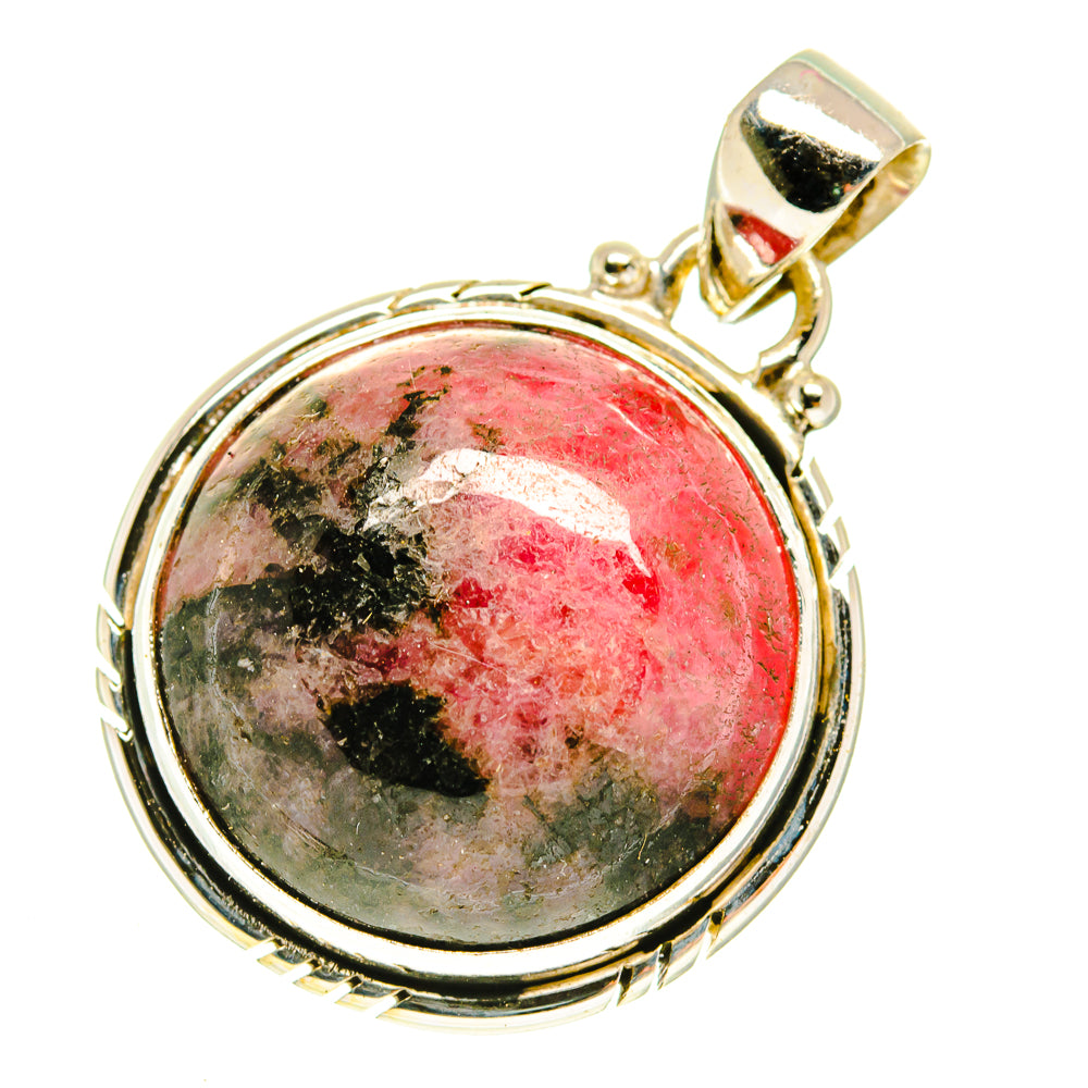 Rhodonite Pendants handcrafted by Anasilvercos - PD3028