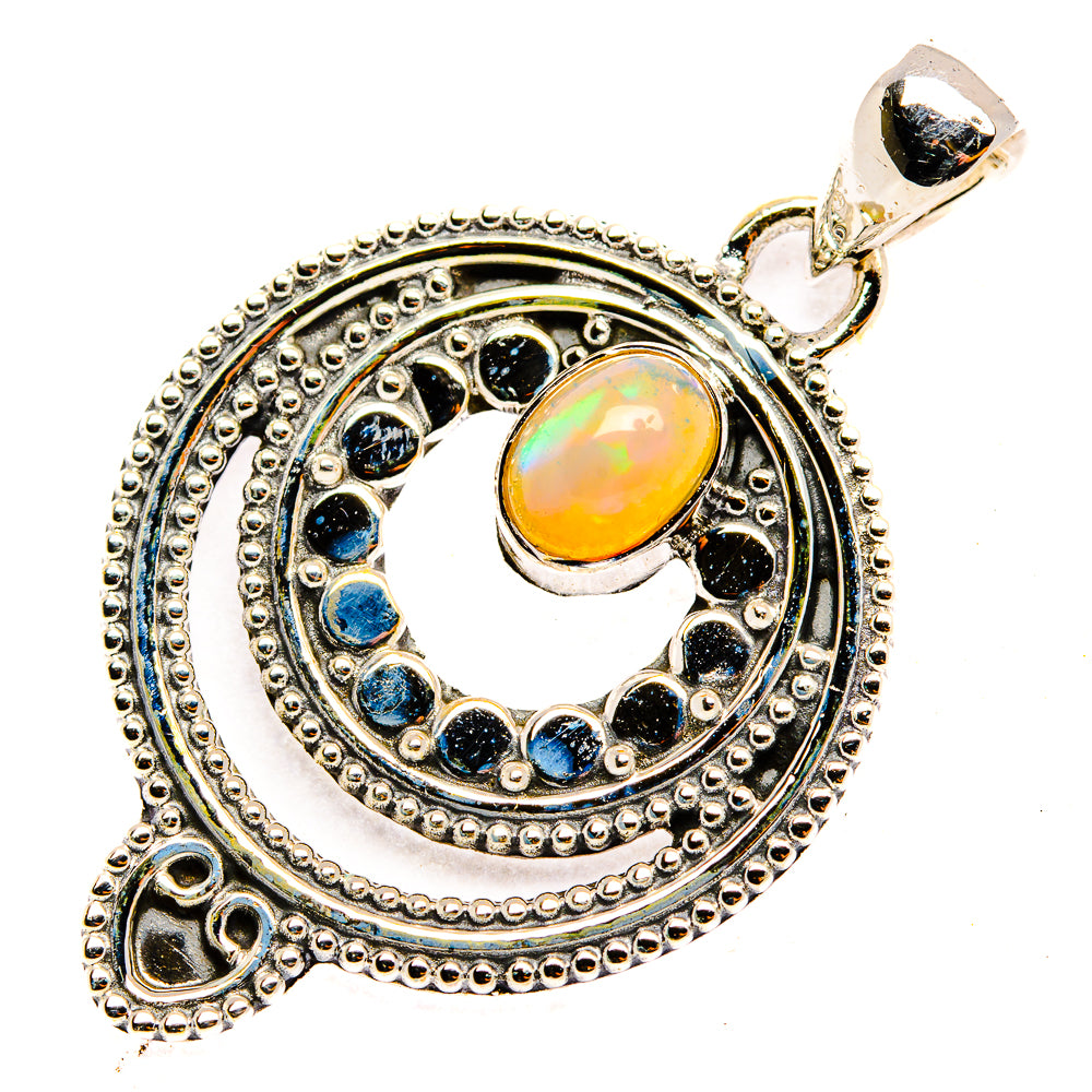 Ethiopian Opal Pendants handcrafted by Anasilvercos - PD30287 - Photo 2