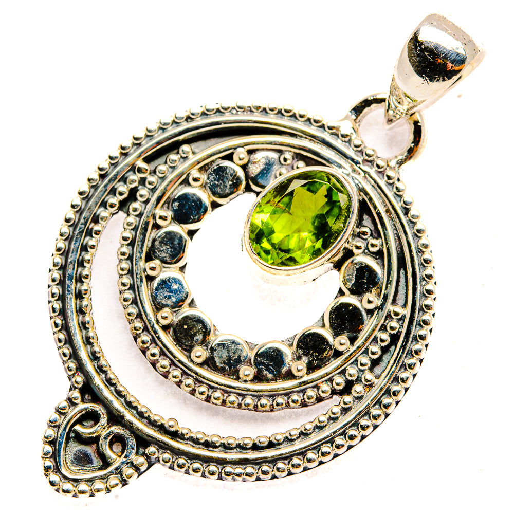Peridot Pendants handcrafted by Anasilvercos - PD30290 - Photo 2
