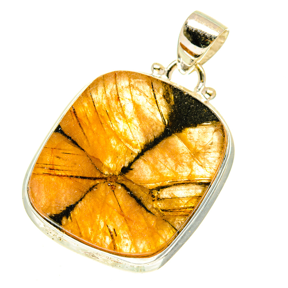Chiastolite Pendants handcrafted by Anasilvercos - PD3030