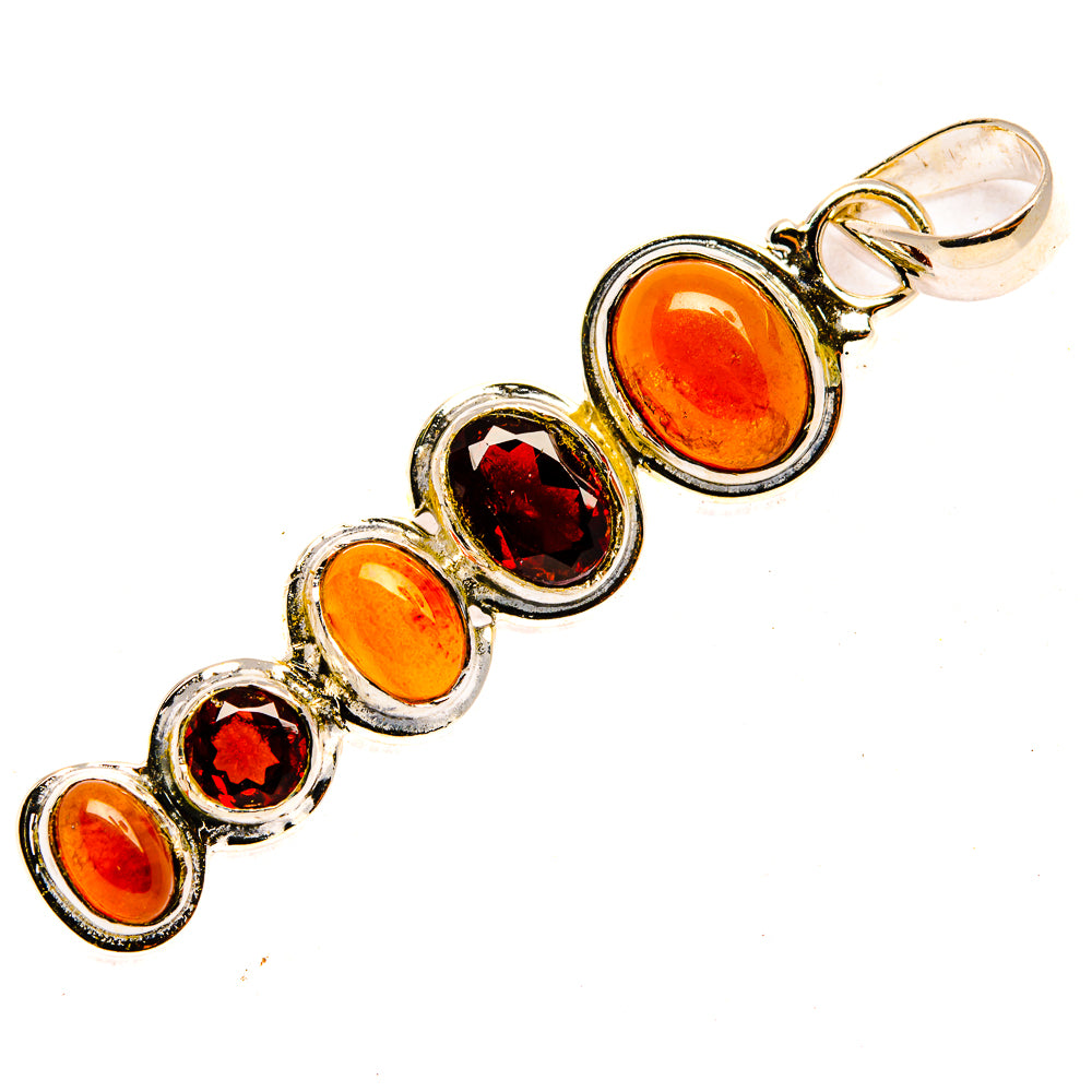 Carnelian Pendants handcrafted by Anasilvercos - PD30305 - Photo 2