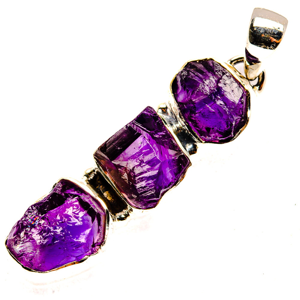 Amethyst Pendants handcrafted by Anasilvercos - PD30309 - Photo 2
