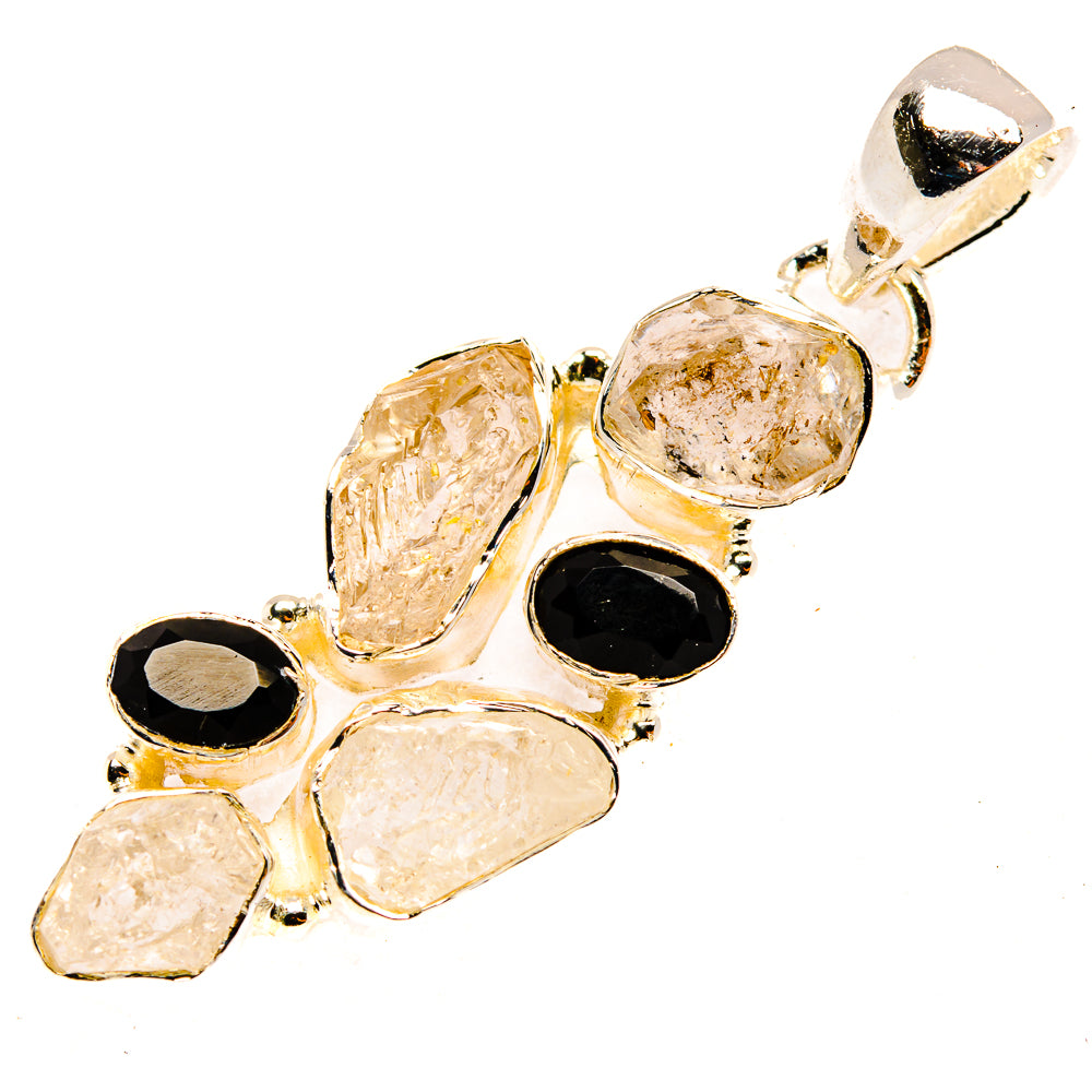 Herkimer Diamond Pendants handcrafted by Anasilvercos - PD30315 - Photo 2