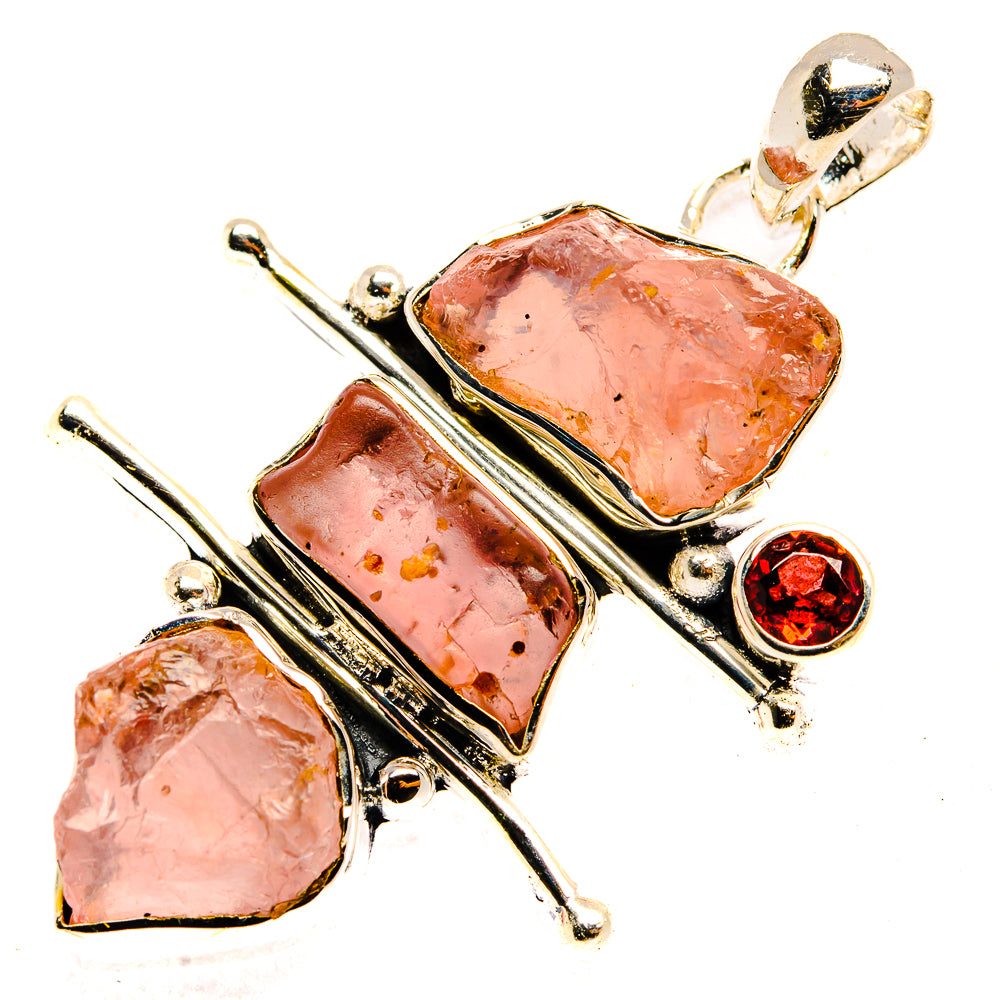 Rose Quartz Pendants handcrafted by Anasilvercos - PD30317 - Photo 2