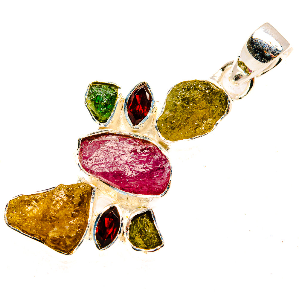 Tourmaline Pendants handcrafted by Anasilvercos - PD30319 - Photo 2