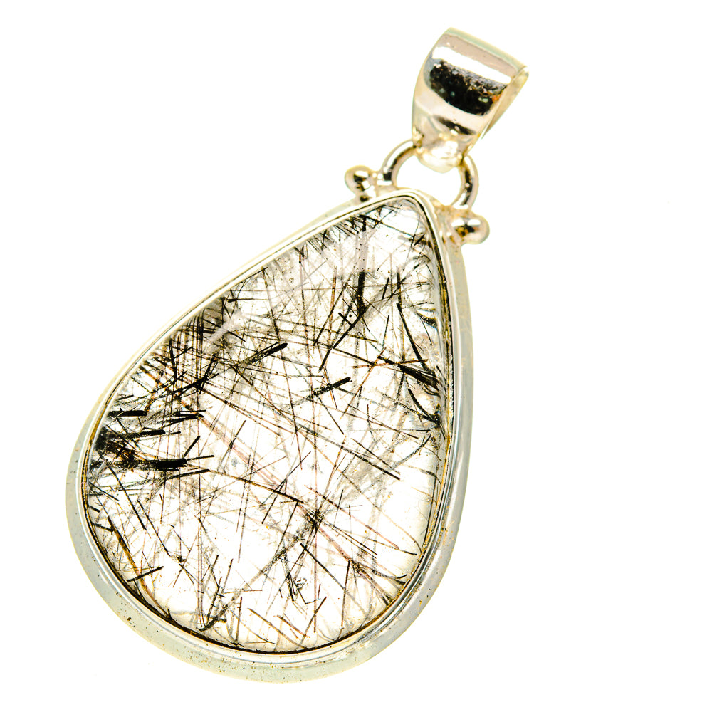 Tourmalinated Quartz Pendants handcrafted by Anasilvercos - PD3032