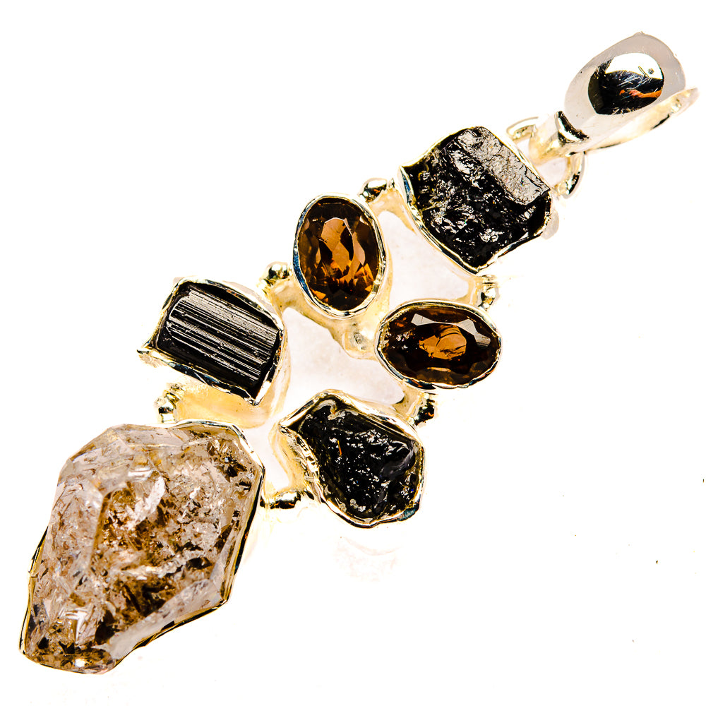 Herkimer Diamond Pendants handcrafted by Anasilvercos - PD30323 - Photo 2