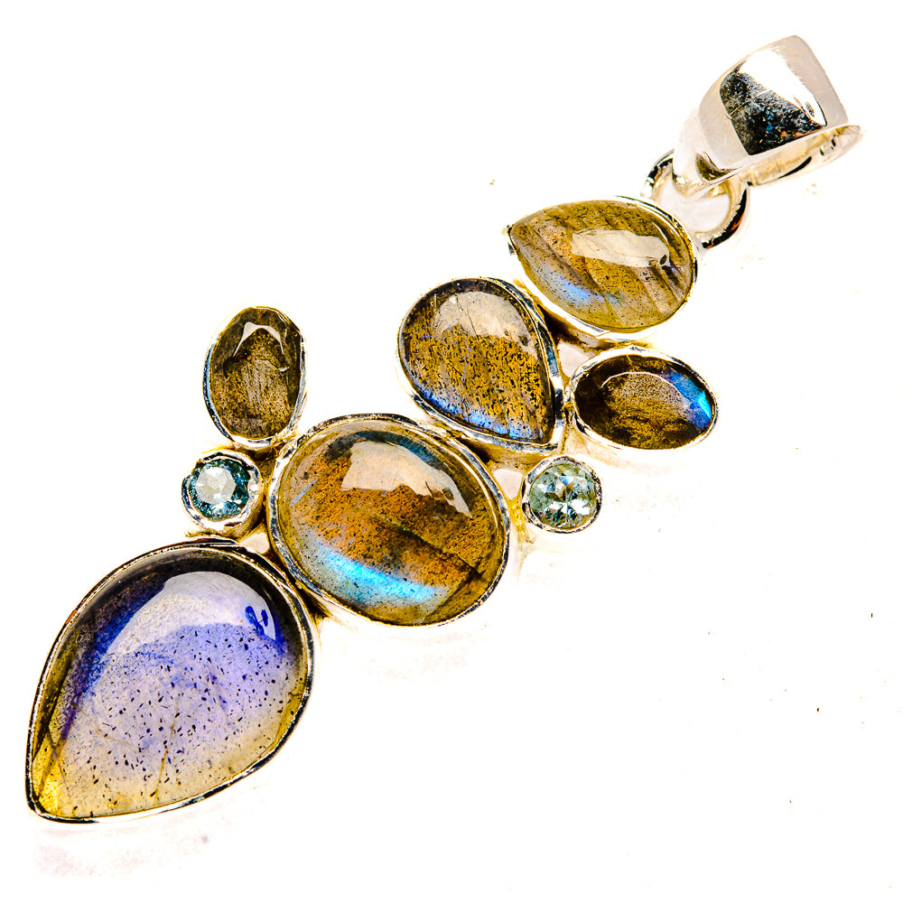 Labradorite Pendants handcrafted by Anasilvercos - PD30324 - Photo 2