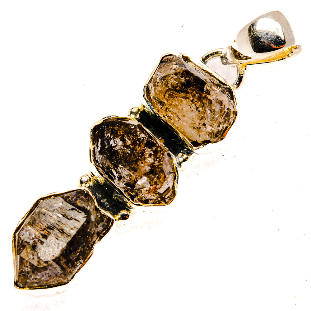 Herkimer Diamond Pendants handcrafted by Anasilvercos - PD30327 - Photo 2