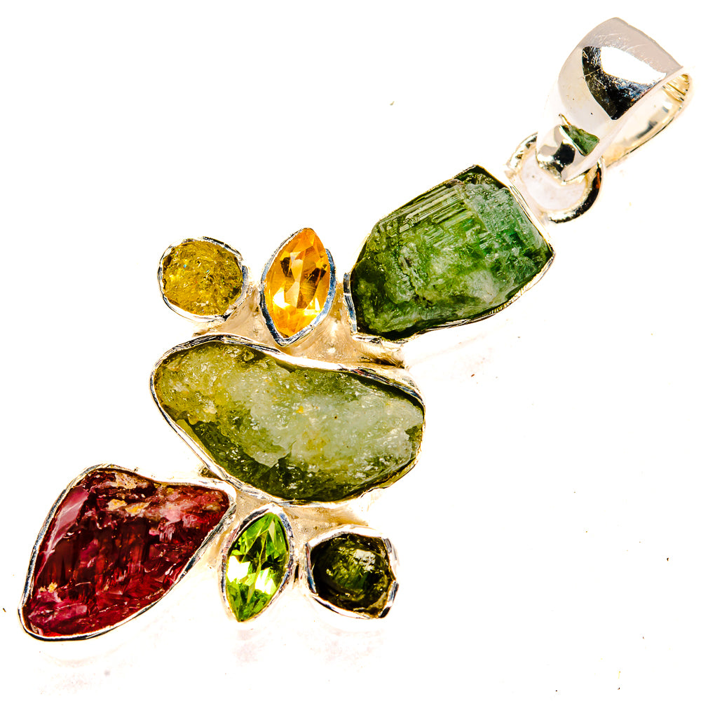 Tourmaline Pendants handcrafted by Anasilvercos - PD30330 - Photo 2